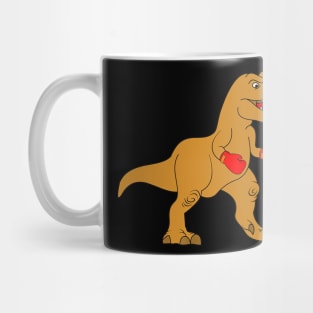 Boxing Dinosaur Saurus Mug